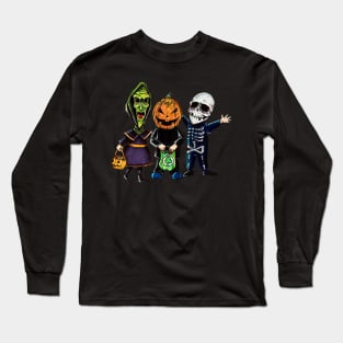 Silver, Sham & Rock! Halloween Horror Mashup Long Sleeve T-Shirt